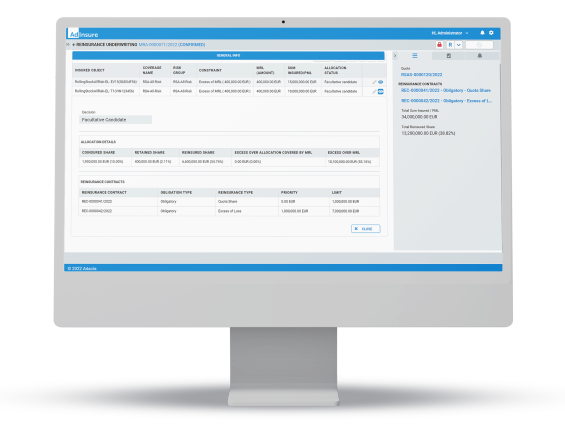 Capacity management through coinsurance and reinsurance partners