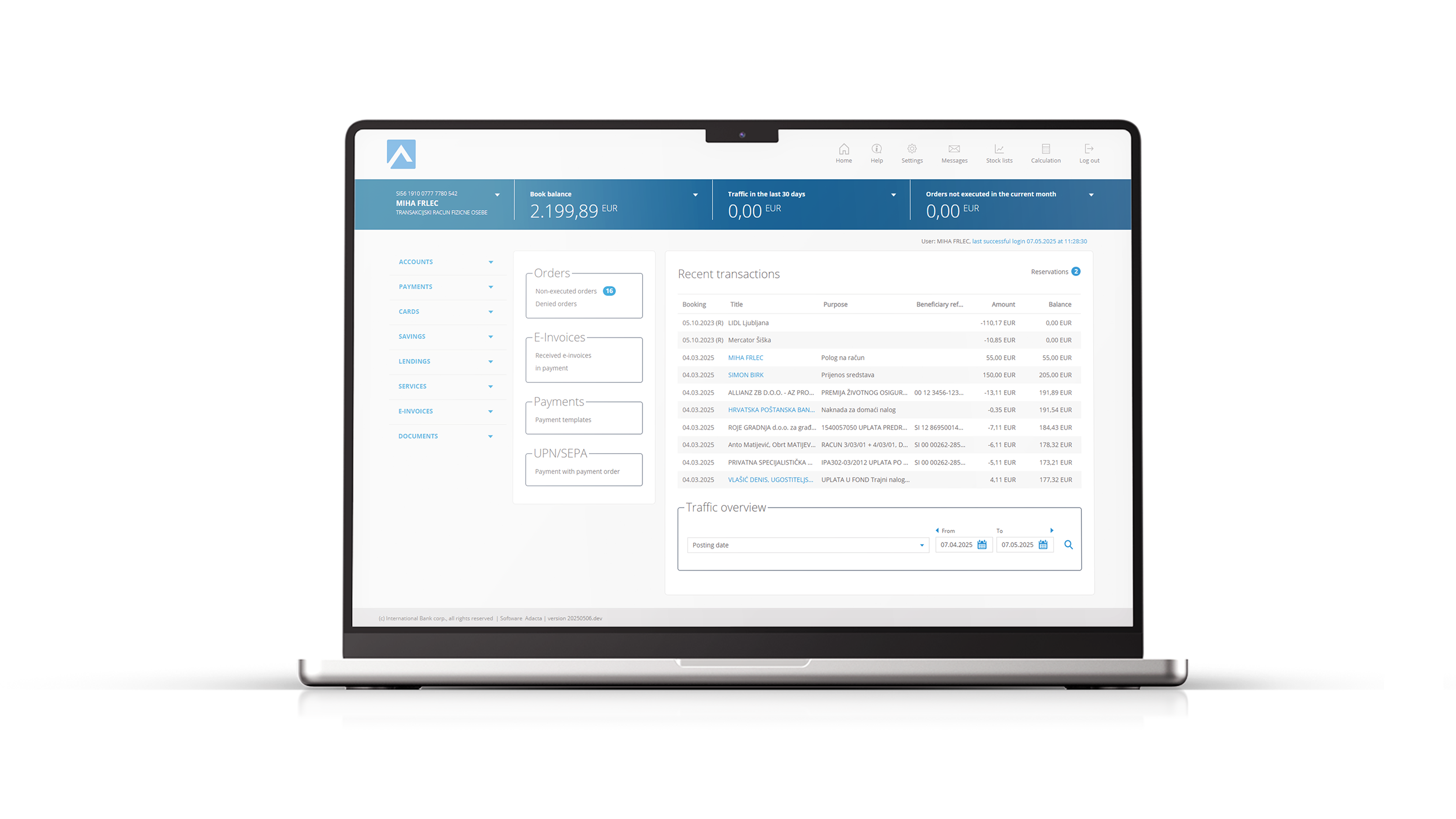 Tailored for businesses to manage company finances and operations