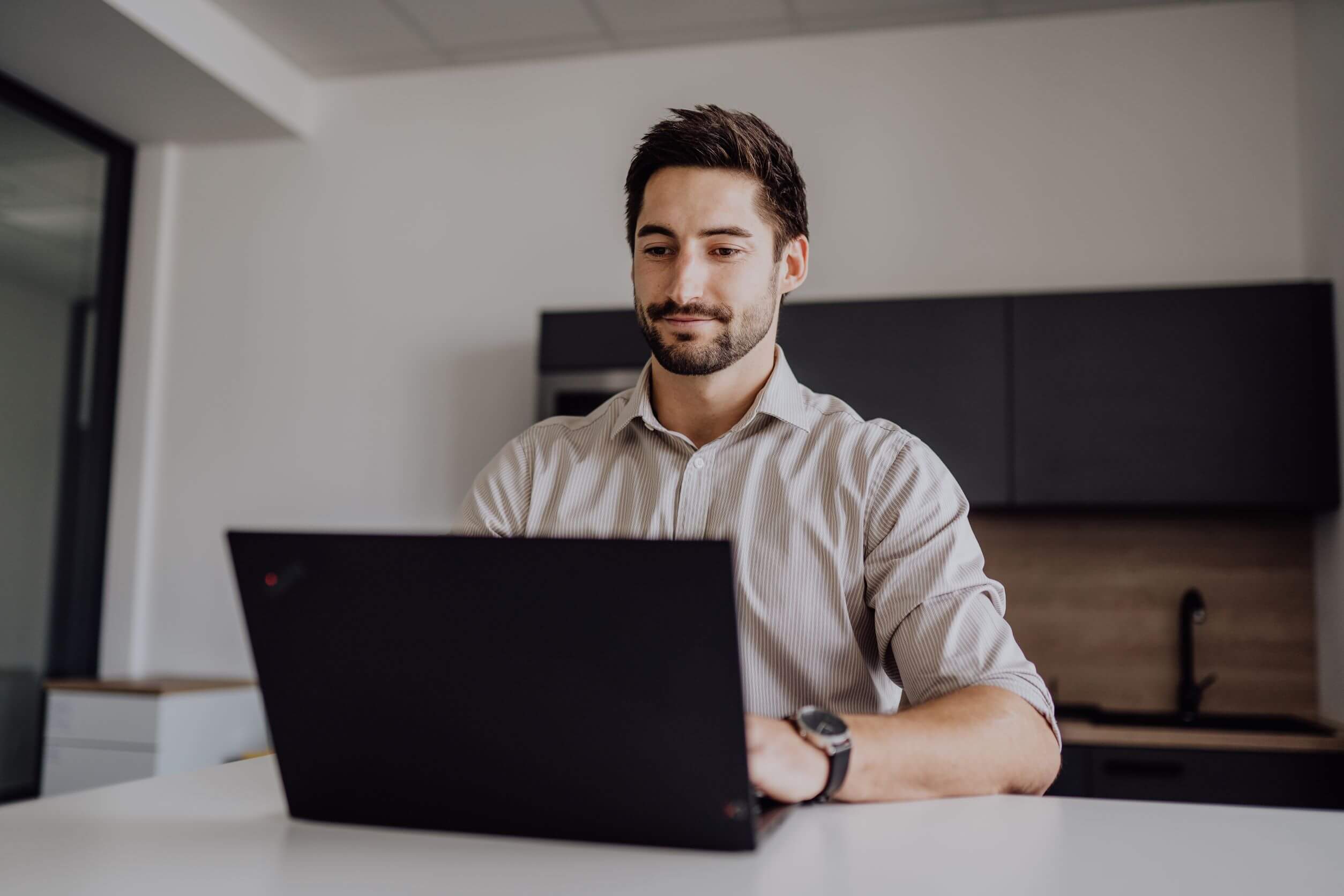 The last thing I really like is the opportunity to work remotely, so if I want to be somewhere else for a longer period, I can do that. I like surfing and I like to work somewhere near the ocean, so I can surf.