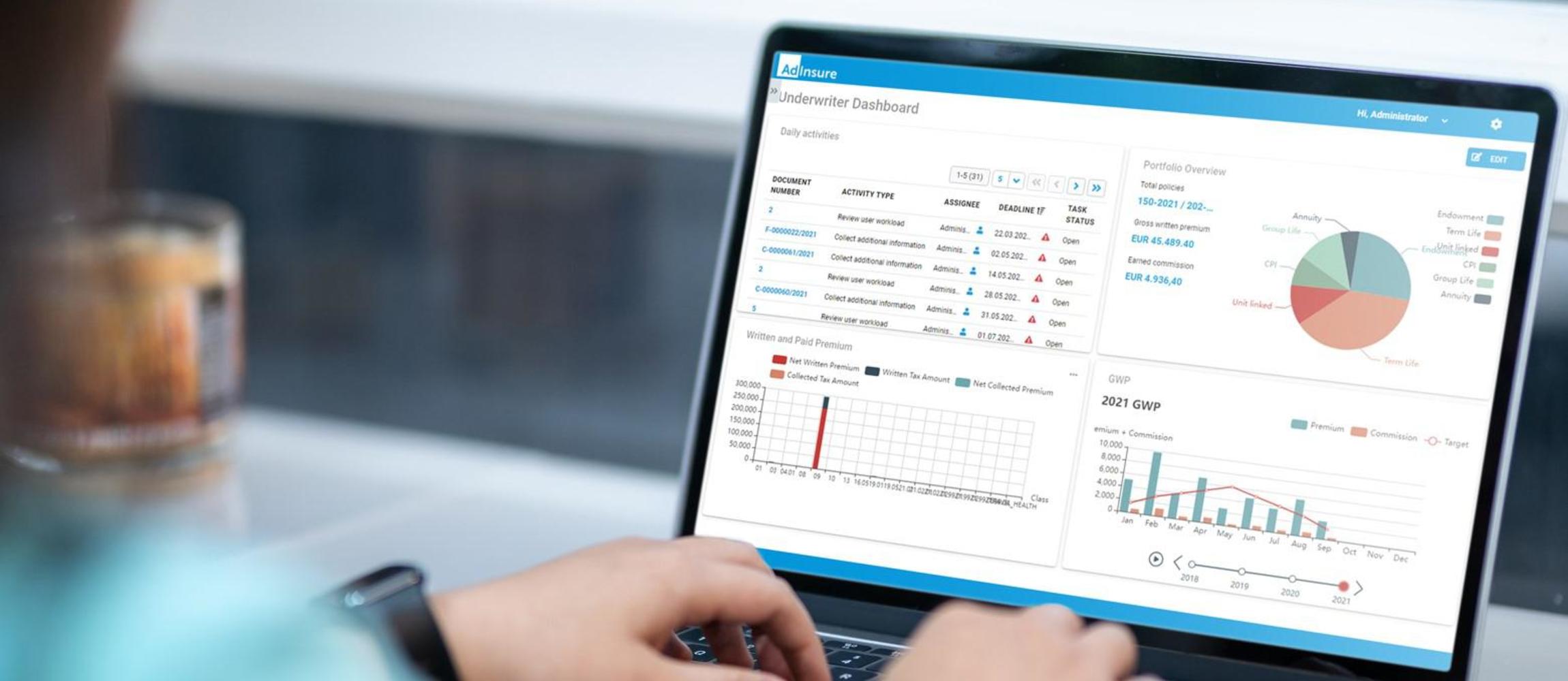 AdInsure Underwriter-Workbench für die Schaden- und Unfallversicherung