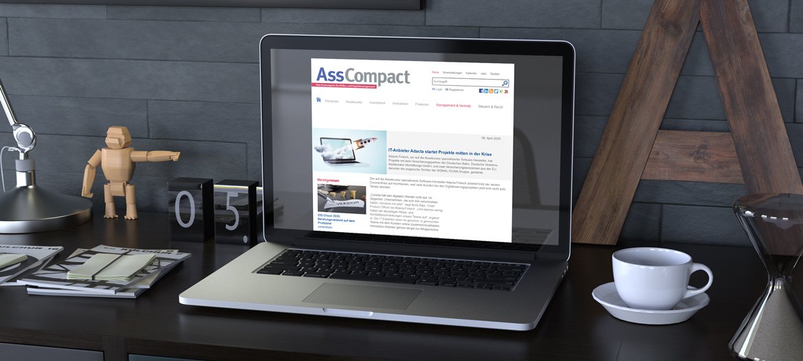 AssCompact: „IT-Anbieter Adacta startet Projekte mitten in der Krise“