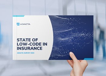 Adacta Releases Market Survey on the State of Low-Code in the Insurance Industry