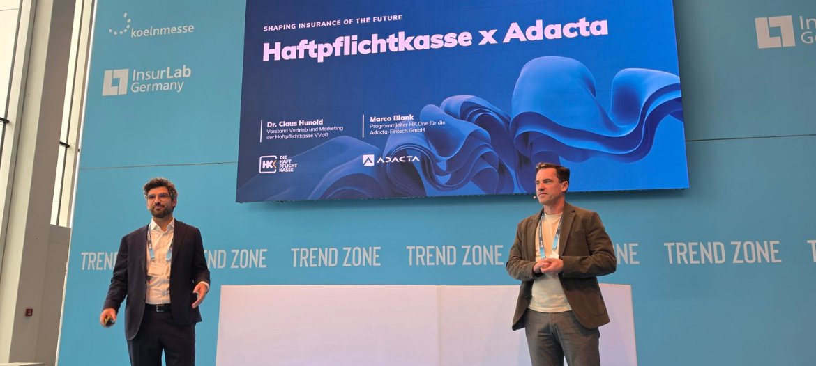 Adacta at InsureNXT 2026: Shaping Insurance of the Future with Die Haftpflichtkasse