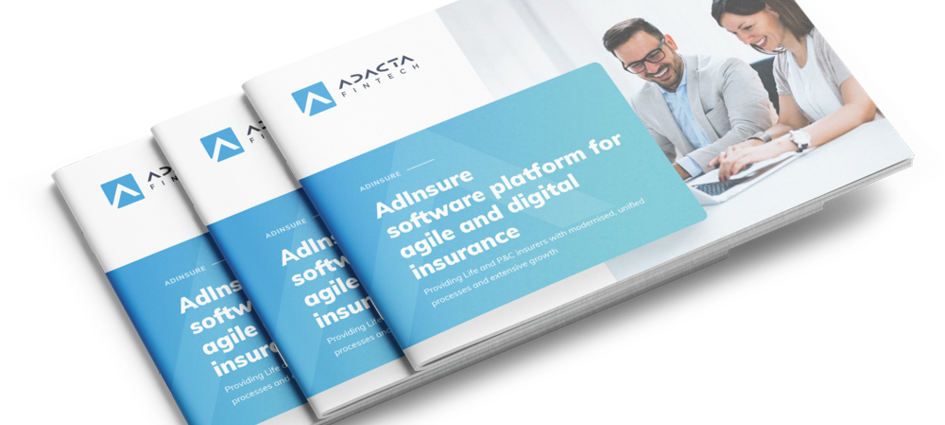 AdInsure insurance platform brochure