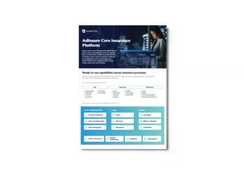 AdInsure Core Insurance Platform